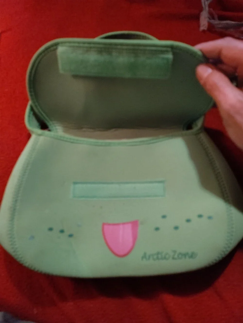 Kids Green Character Shoulder Bag